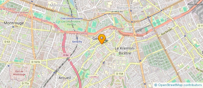 localisation de l'entreprise MONSIEUR YUAN SUN  GENTILLY