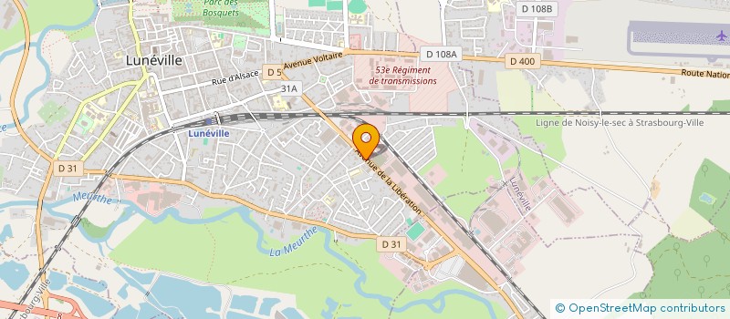 localisation de l'entreprise MONSIEUR YUCEL GONEN  LUNEVILLE