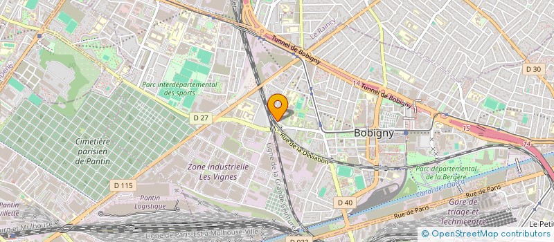 localisation de l'entreprise MONSIEUR YUEBIN LU  BOBIGNY