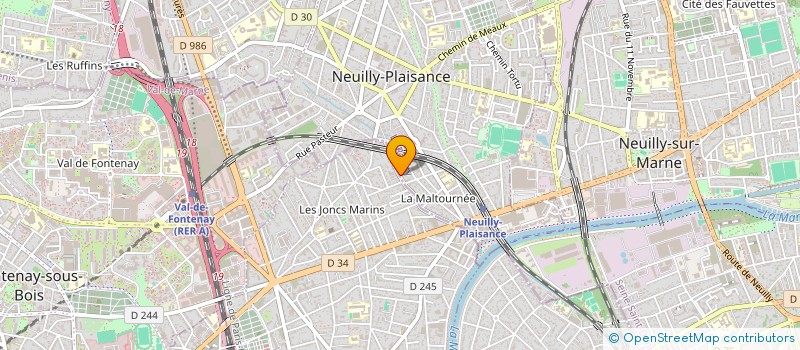 localisation de l'entreprise MONSIEUR YUEKAI FENG à ROSNY-SOUS-BOIS