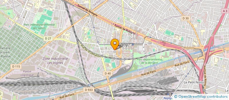 localisation de l'entreprise MONSIEUR YUEMING YE à BOBIGNY