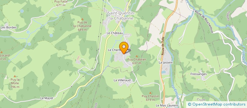 localisation de l'entreprise MONSIEUR YUGEL AVCI à SAINT-QUENTIN-LA-CHABANNE