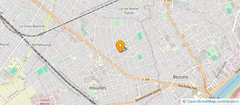 localisation de l'entreprise MONSIEUR YUGO LE OUEDEC à HOUILLES