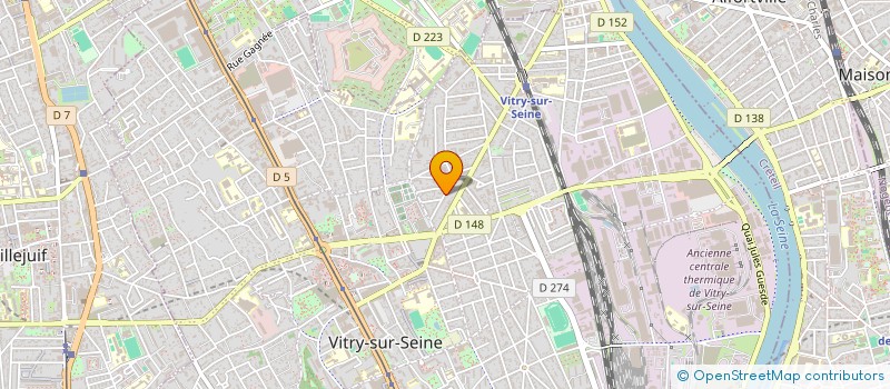 localisation de l'entreprise MONSIEUR YUJUN KANG à VITRY-SUR-SEINE