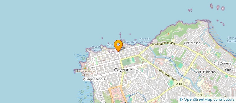 localisation de l'entreprise MONSIEUR YUK KONG  CAYENNE