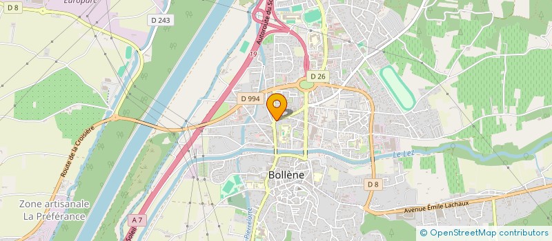 localisation de l'entreprise MONSIEUR YUKSEL ATASTOKEN à BOLLENE