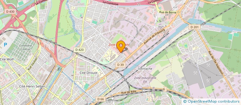 localisation de l'entreprise MONSIEUR YUKSEL CAN  ILLZACH