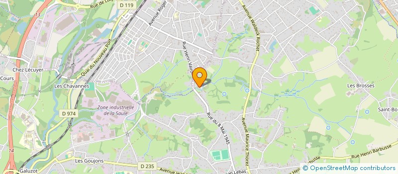 localisation de l'entreprise MONSIEUR YUKSEL DONMEZ  SAINT-VALLIER