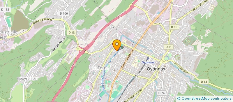 localisation de l'entreprise MONSIEUR YUKSEL DURMUS à OYONNAX