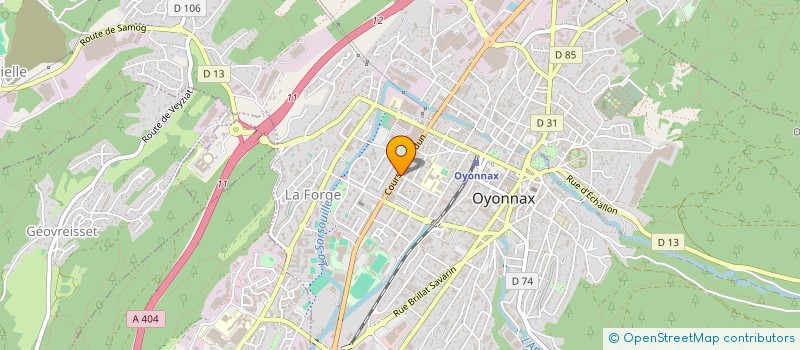localisation de l'entreprise MONSIEUR YUKSEL ERDINC à OYONNAX
