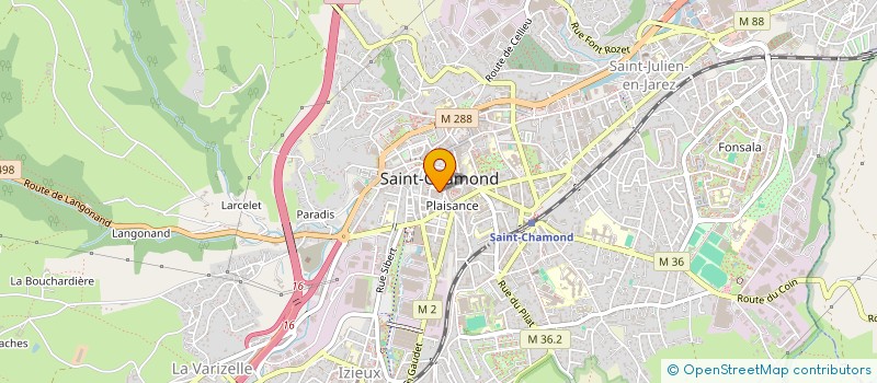 localisation de l'entreprise MONSIEUR YUKSEL IBRYAMOV  SAINT-CHAMOND