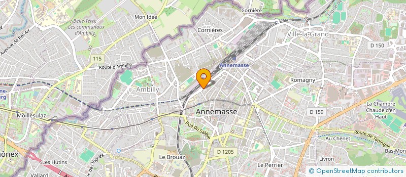 localisation de l'entreprise MONSIEUR YUKSEL PEKER  ANNEMASSE