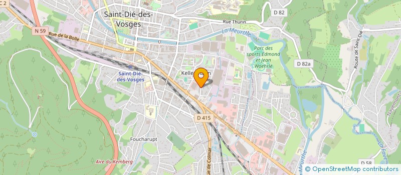 localisation de l'entreprise MONSIEUR YUKSEL YARDIMLI à SAINT-DIE-DES-VOSGES