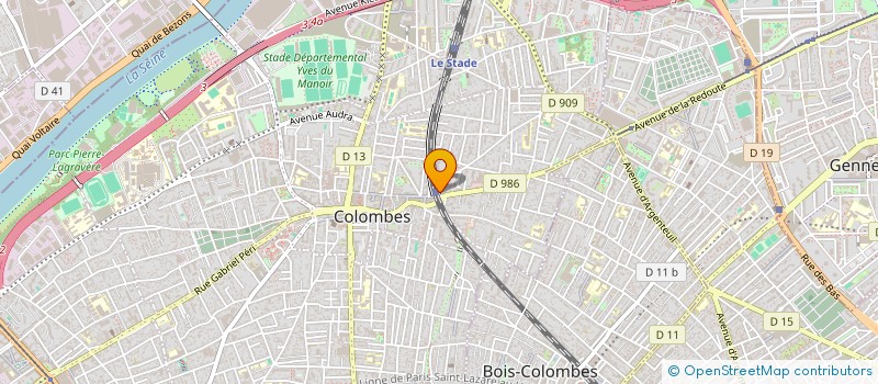localisation de l'entreprise MONSIEUR YULKHAN JAMALKHAN à COLOMBES
