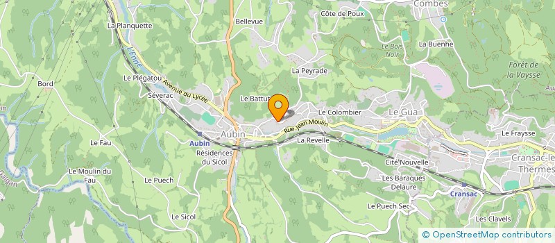 localisation de l'entreprise MONSIEUR YUMAIN RETBAOUI  AUBIN