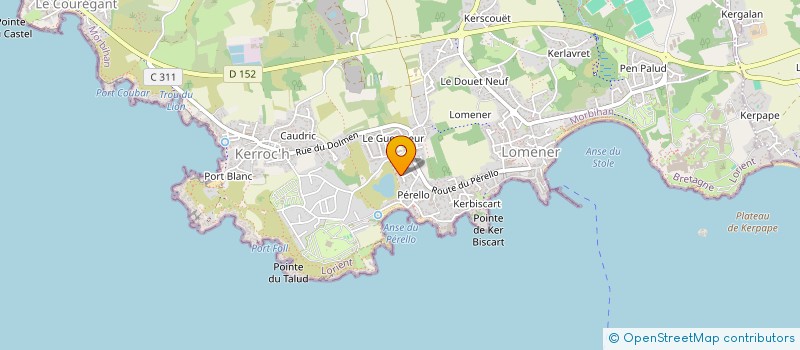 localisation de l'entreprise MONSIEUR YUN DAZY  PLOEMEUR