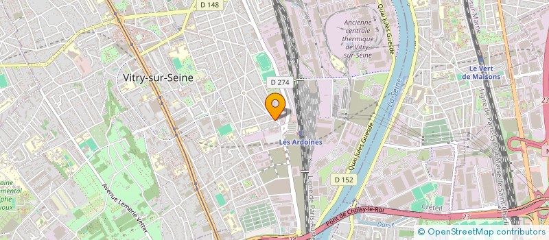 localisation de l'entreprise MONSIEUR YUN-HUA LIU à VITRY-SUR-SEINE