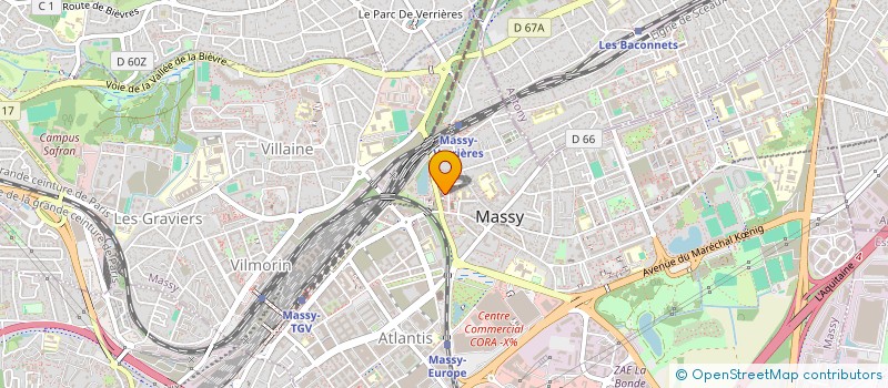 localisation de l'entreprise MONSIEUR YUN KING à MASSY