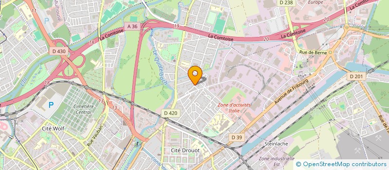 localisation de l'entreprise MONSIEUR YUNIS DEMIRCI  ILLZACH