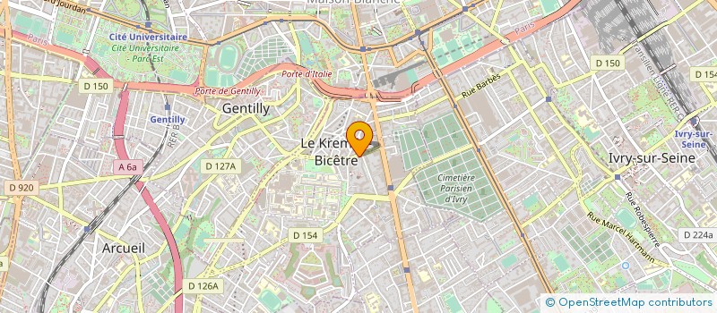 localisation de l'entreprise MONSIEUR YUNLONG DENG  LE KREMLIN-BICETRE