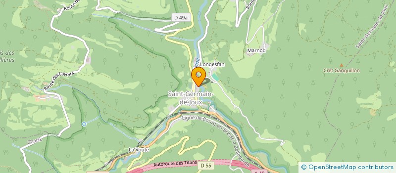 localisation de l'entreprise MONSIEUR YUNUS BAS  SAINT-GERMAIN-DE-JOUX