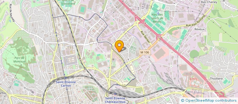 localisation de l'entreprise MONSIEUR YUNUS DAYI  SAINT-ETIENNE