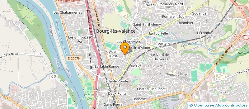 localisation de l'entreprise MONSIEUR YUNUS-EMRE KACAGAN  BOURG-LES-VALENCE