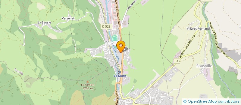 localisation de l'entreprise MONSIEUR YUNUS GUCLU  LA MURE