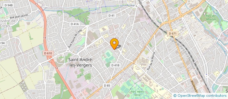 localisation de l'entreprise MONSIEUR YUNUS KAYA à SAINT-ANDRE-LES-VERGERS