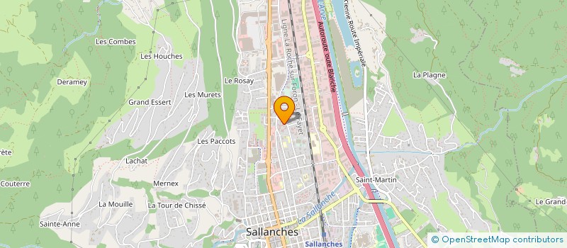 localisation de l'entreprise MONSIEUR YUNUS MUJDECI  SALLANCHES