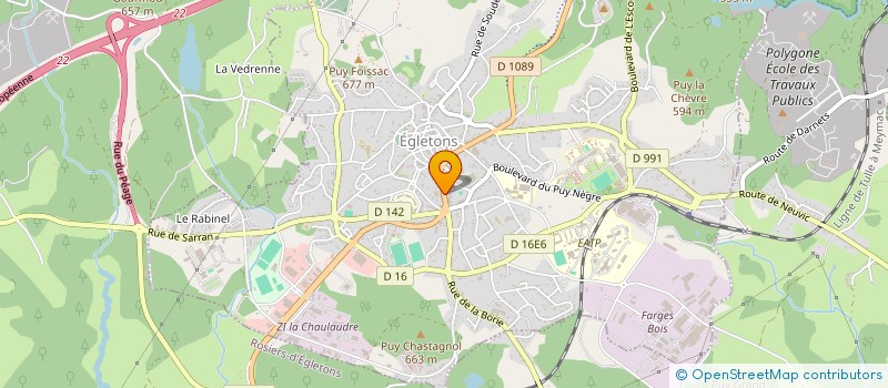 localisation de l'entreprise MONSIEUR YUNUSEMRE ACIK  EGLETONS