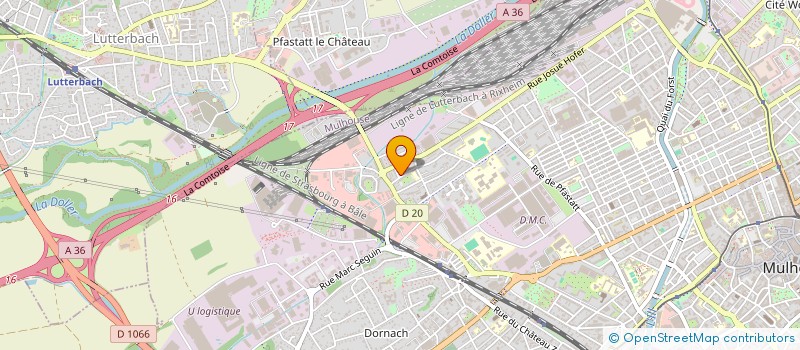 localisation de l'entreprise MONSIEUR YUNUSEMRE COSKUN  MULHOUSE