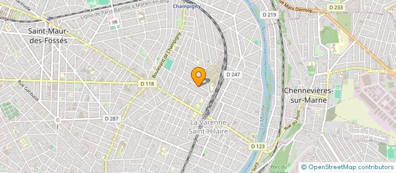 localisation de l'entreprise MONSIEUR YUNZHI ZHANG à SAINT-MAUR-DES-FOSSES