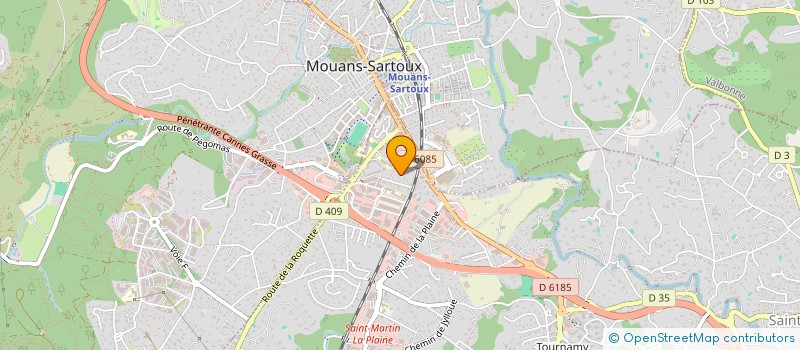 localisation de l'entreprise MONSIEUR YURI PASETTI  MOUGINS