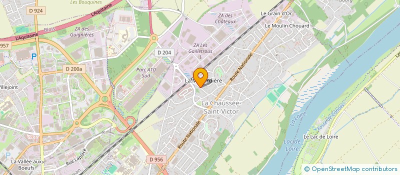 localisation de l'entreprise MONSIEUR YURIK MARTIROSYAN  LA CHAUSSEE-SAINT-VICTOR