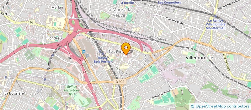 localisation de l'entreprise MONSIEUR YURIY AMBROZYAK à ROSNY-SOUS-BOIS
