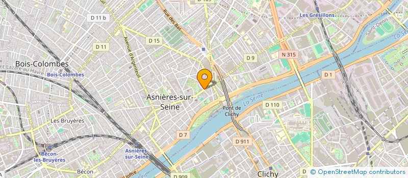 localisation de l'entreprise MONSIEUR YURIY DEMCHYK  ASNIERES-SUR-SEINE