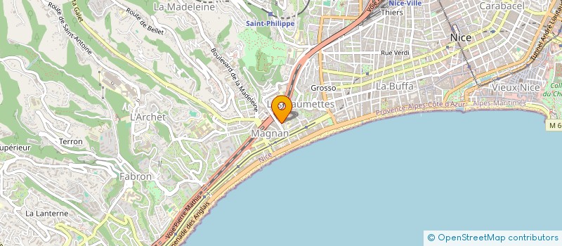 localisation de l'entreprise MONSIEUR YURIY KOLCHEV à NICE
