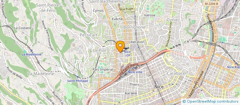 localisation de l'entreprise MONSIEUR YURIY NYTSULYAK à NICE