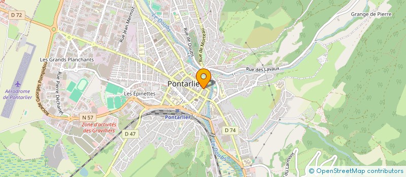 localisation de l'entreprise MONSIEUR YURIY PLAKHTY à PONTARLIER