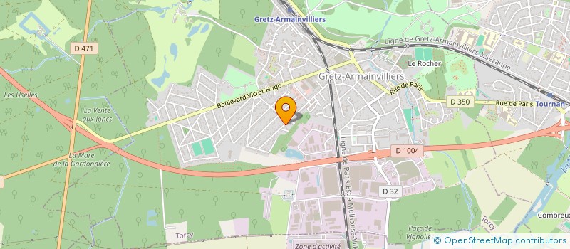 localisation de l'entreprise MONSIEUR YURIY PRODAN  GRETZ-ARMAINVILLIERS