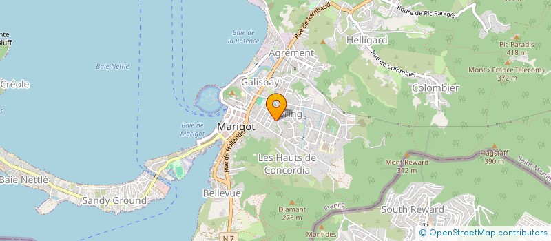 localisation de l'entreprise MONSIEUR YURY VASQUEZ PEREZ  SAINT MARTIN