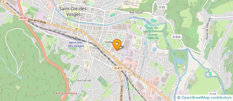 localisation de l'entreprise MONSIEUR YUSEF FARDJELI  SAINT-DIE-DES-VOSGES