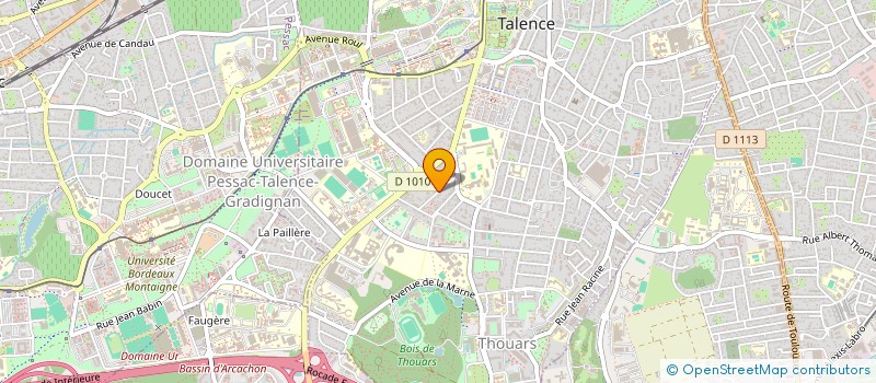 localisation de l'entreprise MONSIEUR YUSEIN KADIR  TALENCE