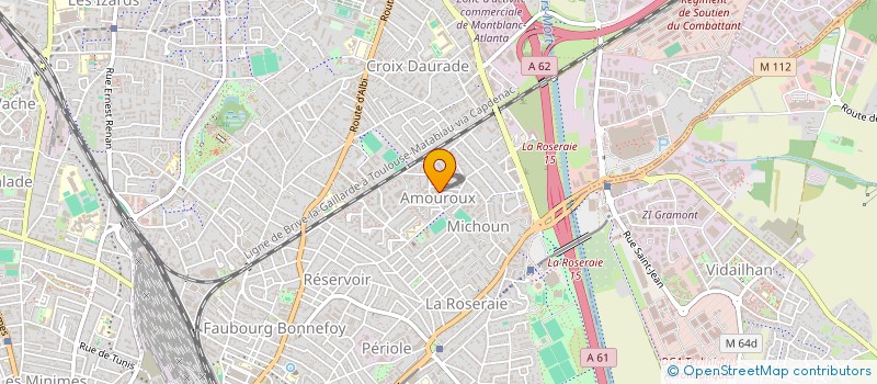 localisation de l'entreprise MONSIEUR YUSEIN YUSEINOV  TOULOUSE