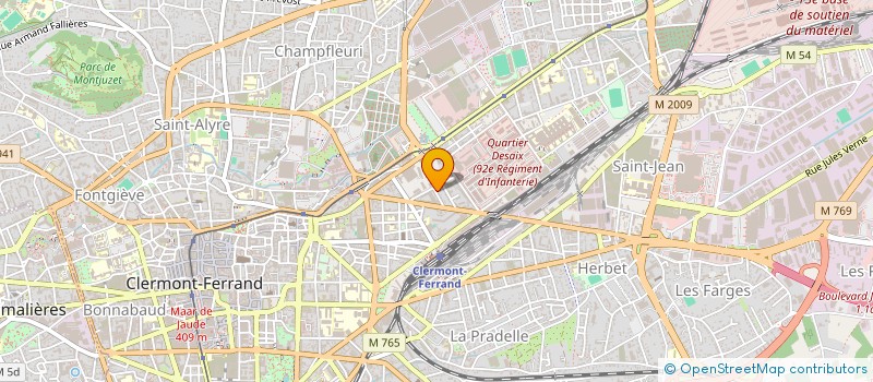 localisation de l'entreprise MONSIEUR YUSUF ABDALLAH MOHAMED  CLERMONT-FERRAND