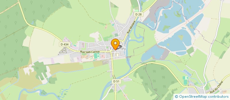 localisation de l'entreprise MONSIEUR YUSUF AKCALI  FAVERNEY