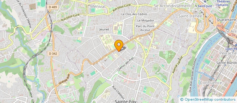 localisation de l'entreprise MONSIEUR YUSUF AKIN  SAINTE-FOY-LES-LYON