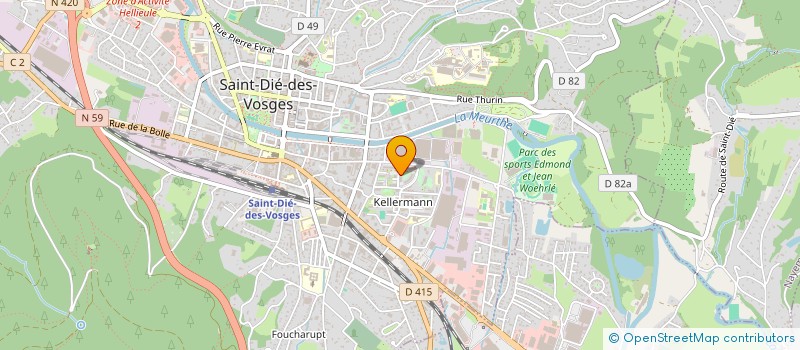 localisation de l'entreprise MONSIEUR YUSUF ALIC à SAINT-DIE-DES-VOSGES