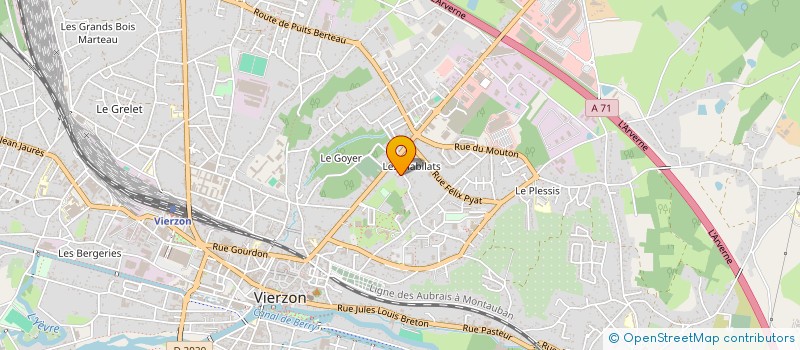 localisation de l'entreprise MONSIEUR YUSUF ALKAN à VIERZON
